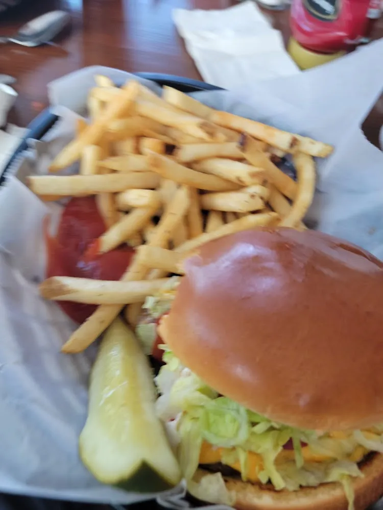 Cheeseburger and Fries